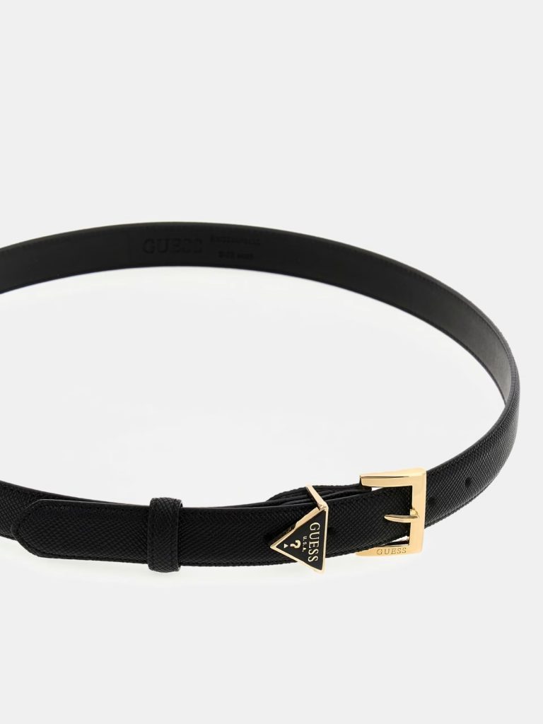 GUESS Noelle Üçgen Logolu Kemer BW9320P6125 - Siyah