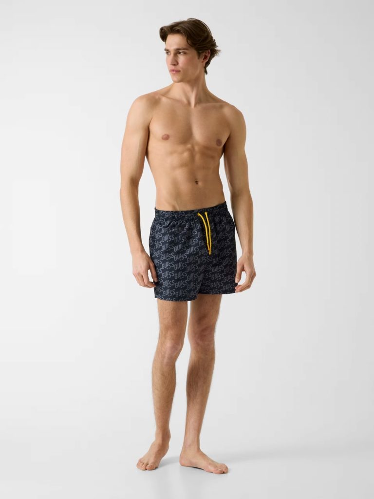 GUESS Baskılı Logo Mayo Şortları F6GT12WG2A2