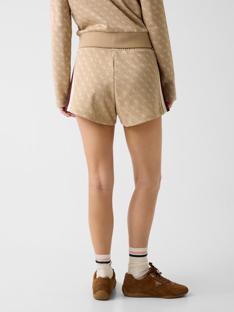 GUESS 4G Logolu Şort V6GD02K2959 - BEJ
