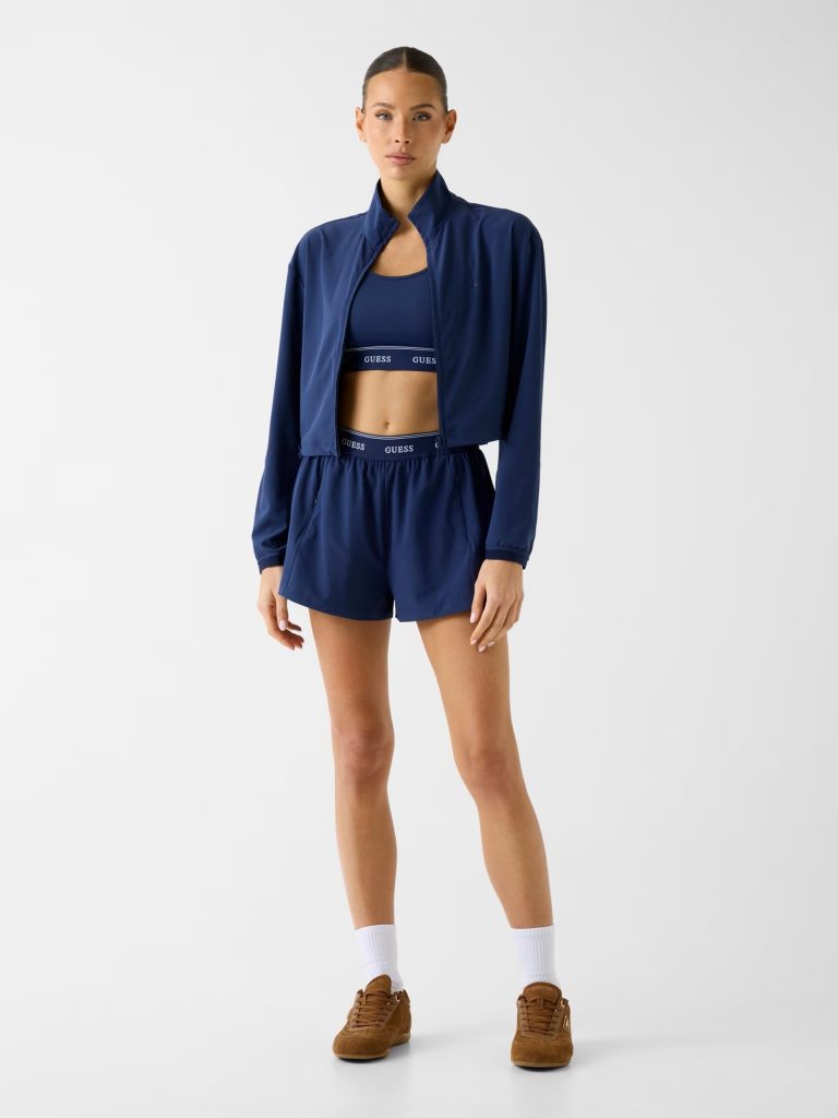 GUESS Yüksek Yaka Sweatshirt V6GQ11W1791 - MAVİ