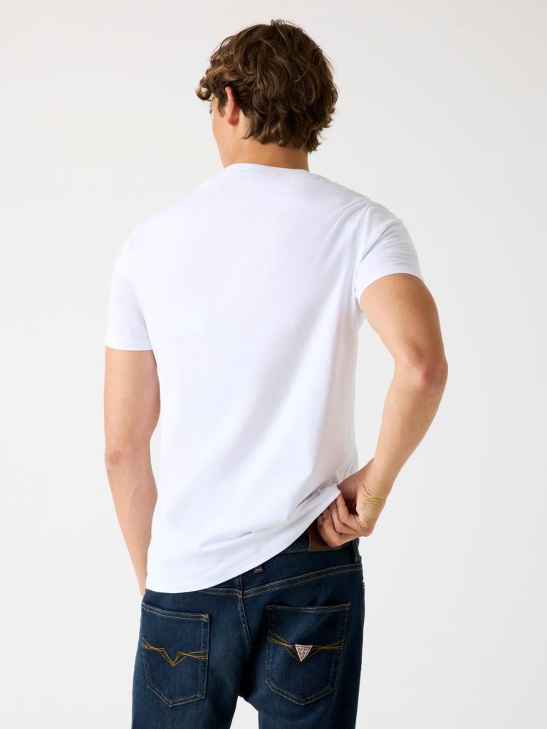 GUESS Üçgen Logolu T-shirt  M2YI71I3Z14 - Beyaz