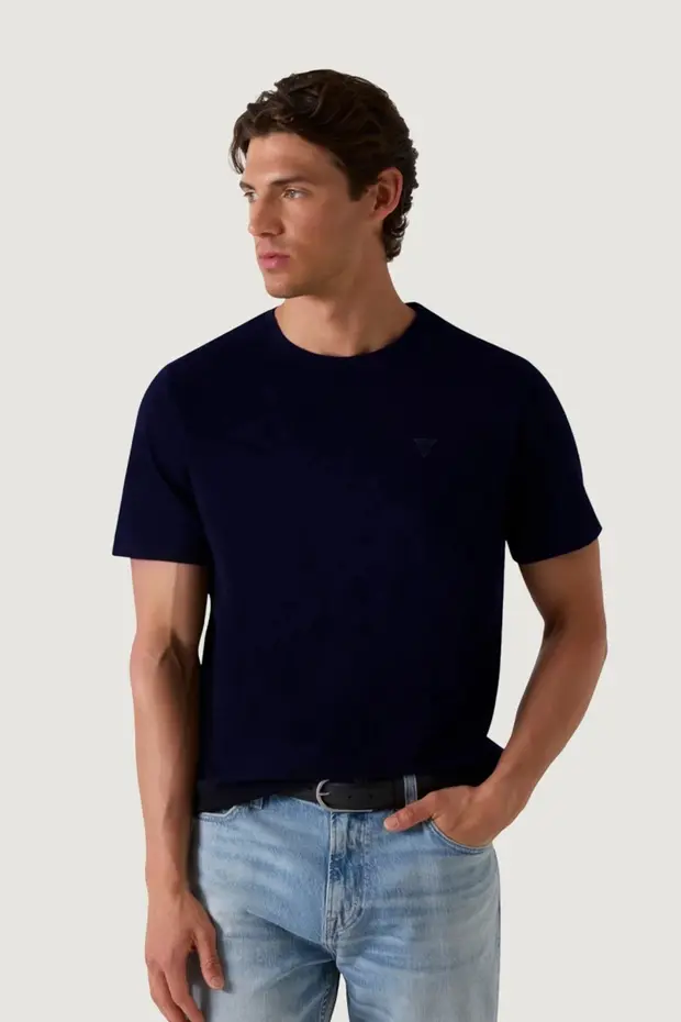 GUESS Jersey Erkek Modal Karışımlı Regular Fit T-Shirt M6GI21K3053