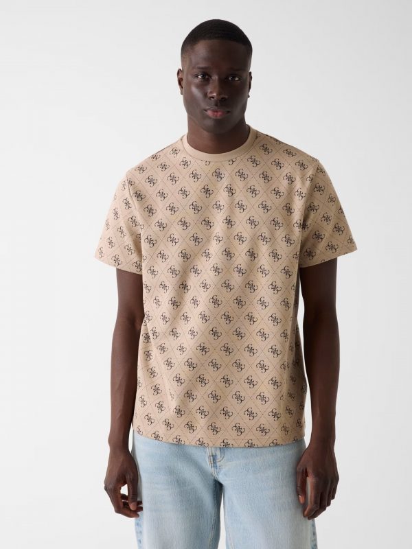 GUESS Jacquard Logo T-Shirt M6GP34K3200