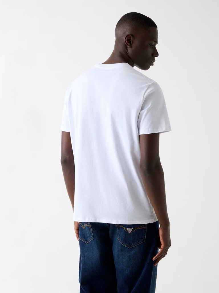 GUESS Logo Baskılı Tişört  M6RI03I3Z14 - Beyaz