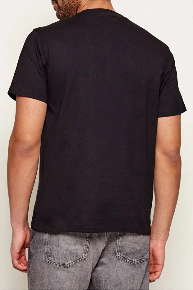 GUESS Nakışlı Logo Tişört  M6RI22K8FQ4 - Siyah