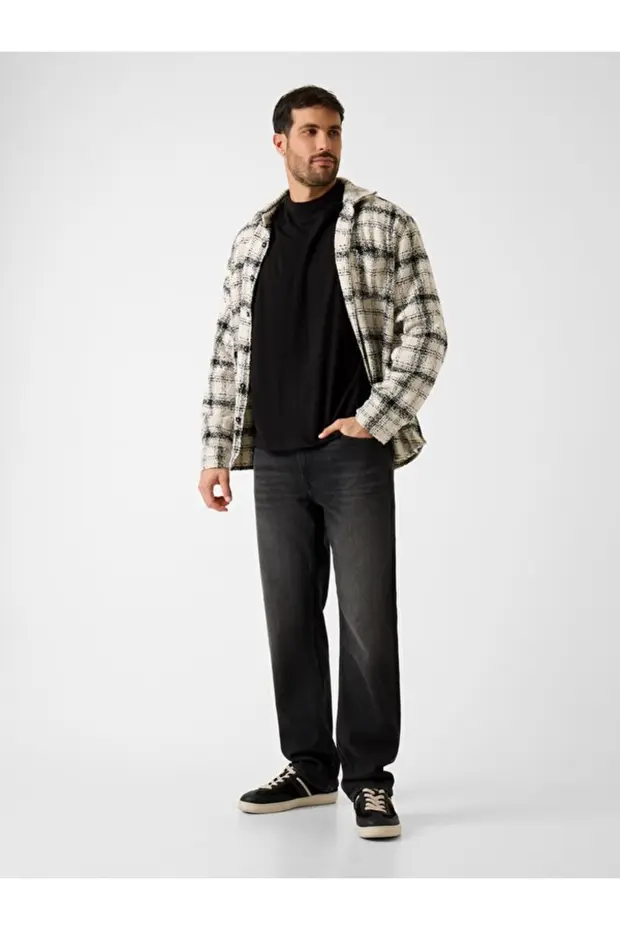 GUESSArm Erkek Modal Karışımlı Regular Fit T-Shirt M6RI62JR06K - Siyah