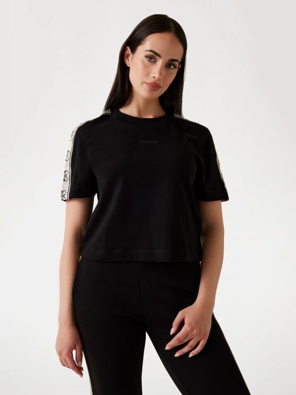 GUESS Logo Bantlı Kısa Tişört  V3RI08I3Z14