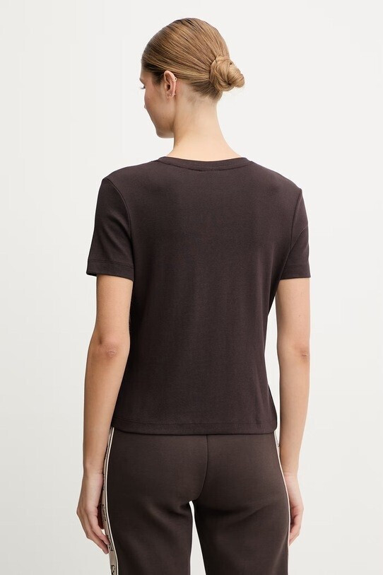 GUESS Üçgen Logolu T-shirt V6RI17KD741 - kahve