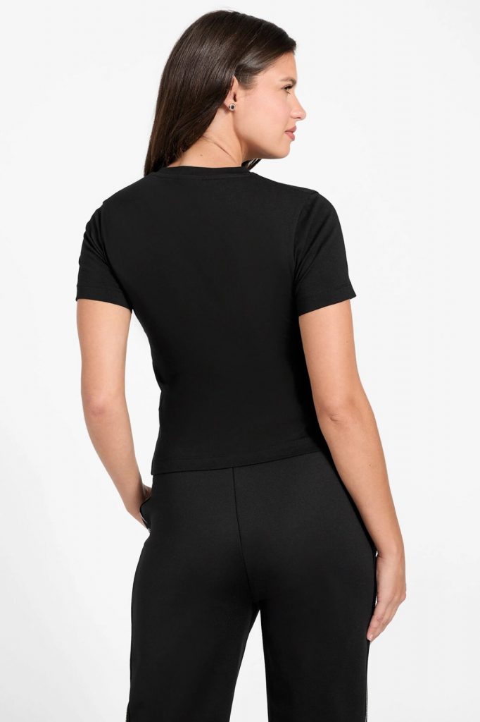 GUESS Athleisure T-shirt V6RI20J1314 - Siyah