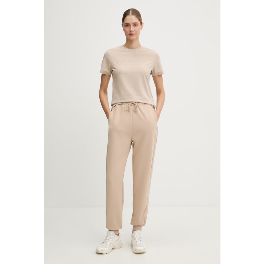 GUESS Athleisure T-shirt V6RI20J1314 - BEJ