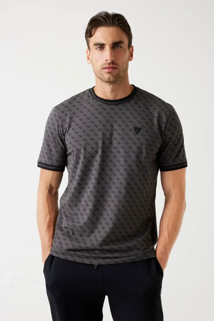 GUESS 4G Logo Tişört  Z2YI05J1314 - Siyah