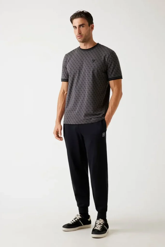 GUESS 4G Logo Tişört  Z2YI05J1314 - Siyah