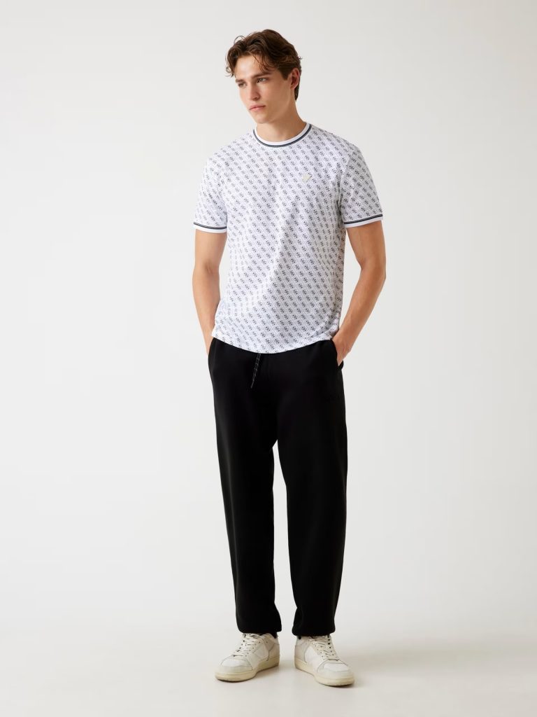 GUESS 4G Logo Tişört  Z2YI05J1314 - Beyaz