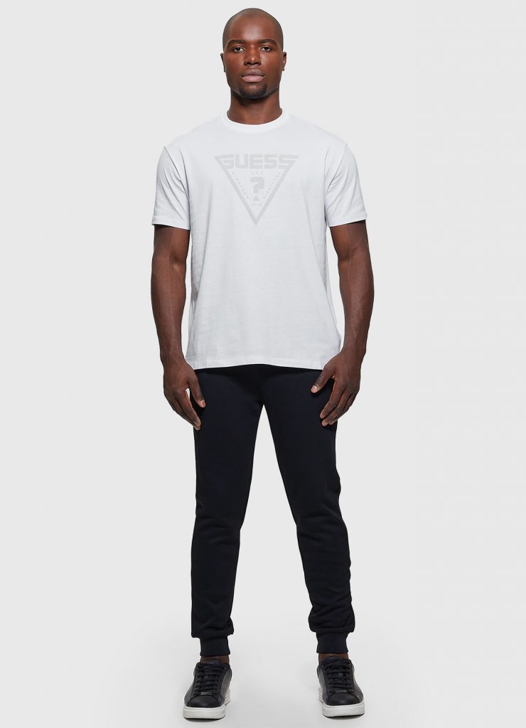 GUESSÜçgen Logolu Tişört  Z4BI02I3Z14 - Beyaz