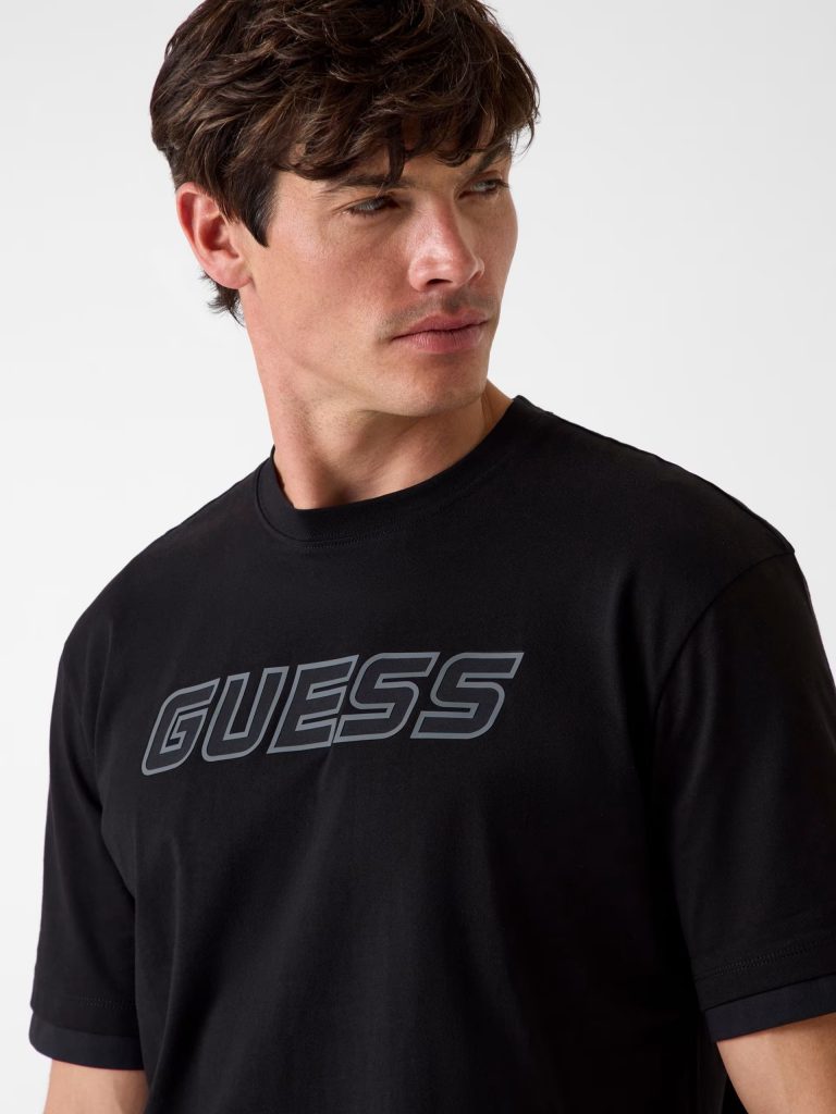 GUESS Baskılı Logo T-Shirt Z6GI01K2835 - Siyah