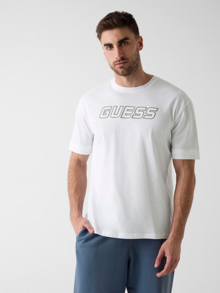 GUESS Baskılı Logo T-Shirt Z6GI01K2835 - Beyaz