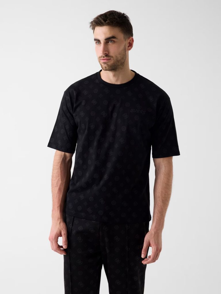 GUESS Logolu T-Shirt Z6GI07K2852 - Siyah