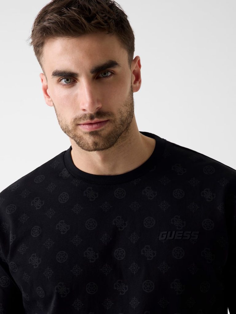 GUESS Logolu T-Shirt Z6GI07K2852 - Siyah
