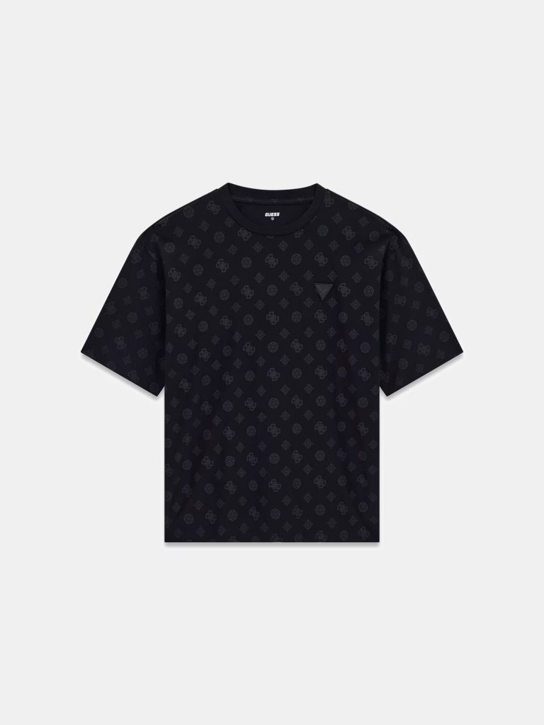 GUESS Logolu T-Shirt Z6GI07K2852 - Siyah
