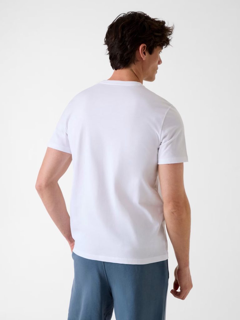 GUESS Üçgen Logo Tişört Z6GI09K2859 - Beyaz