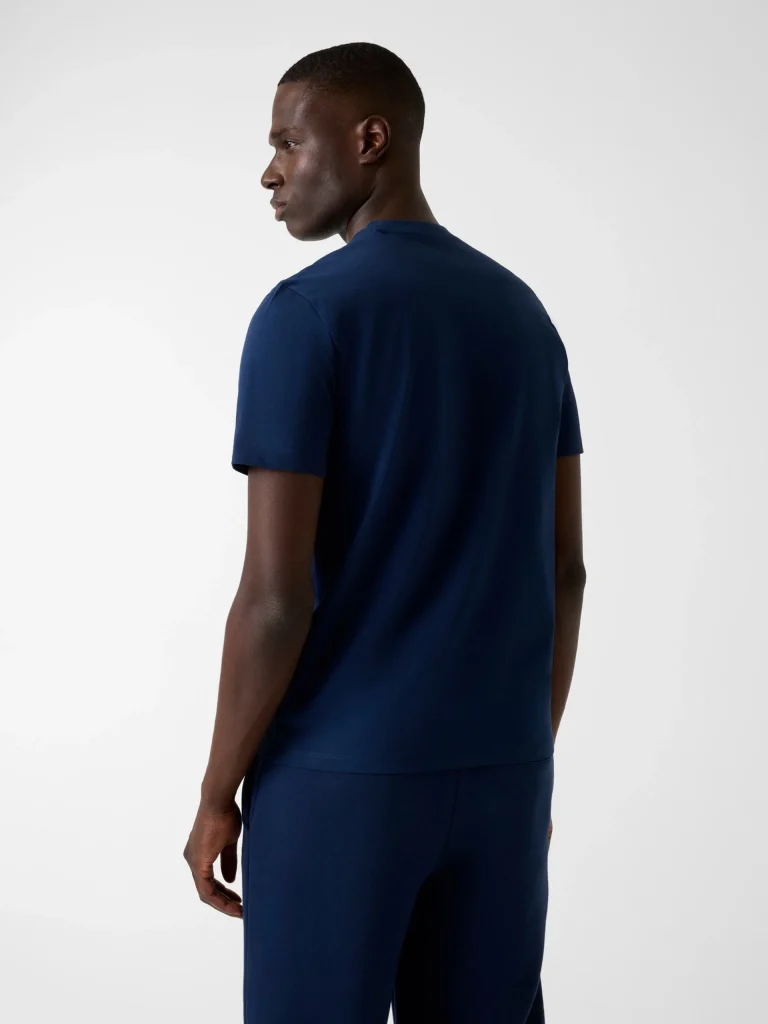 GUESS Pamuklu Regular Fit Logolu Bisiklet Yaka Erkek T Shirt  Z6RI17I3Z14 - MAVİ