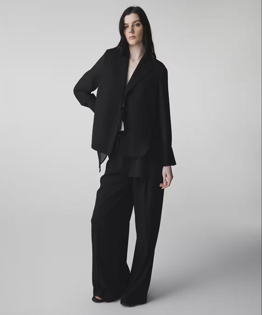 İPEKYOL Kumaş Mix Vatkalı Blazer Ceket  IS1260106019 - Siyah