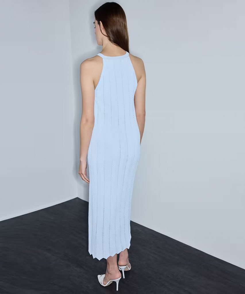 İPEKYOL İşlemeli Ve Ajurlu Elbise IS1260002371 - A.MAVİ