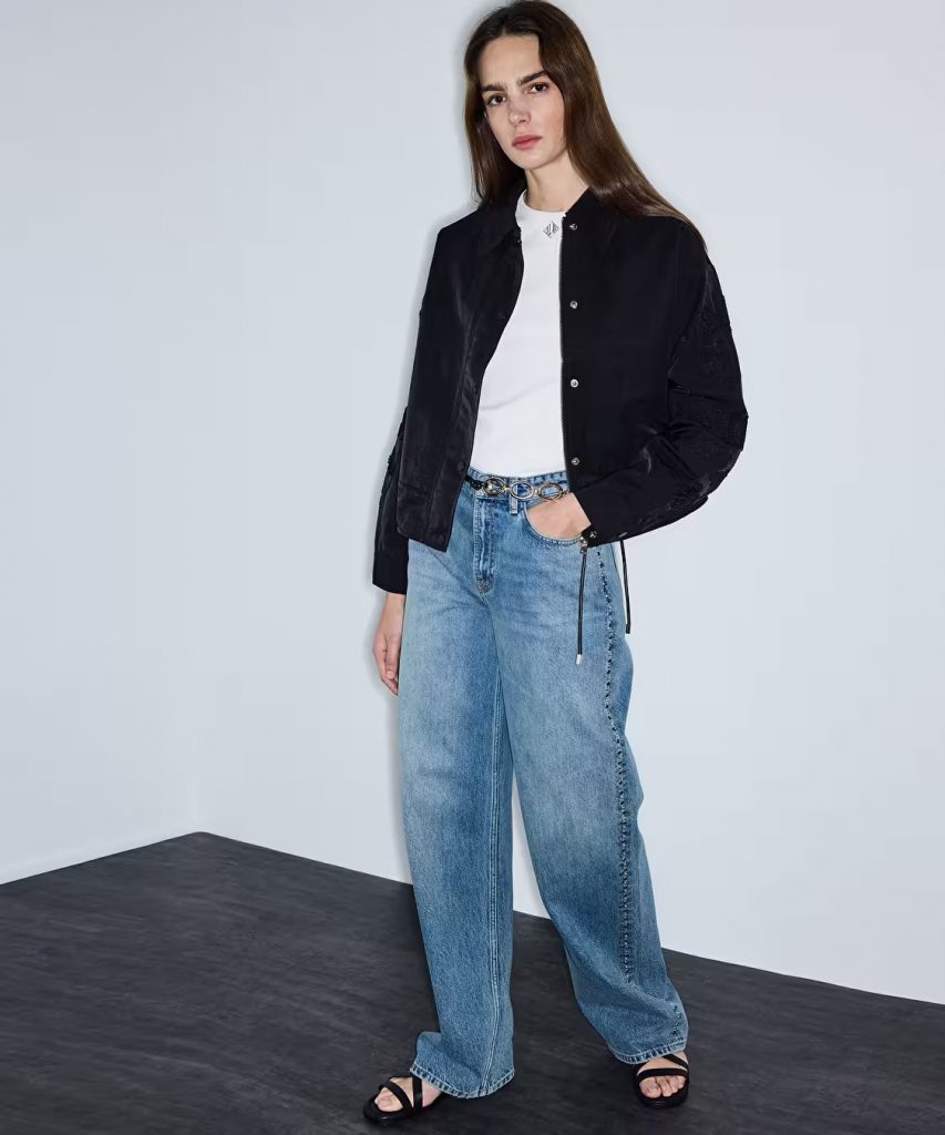 İPEKYOL Nakışlı Mont IS1260012030 - Siyah