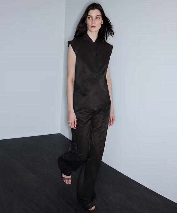 İPEKYOL Belden Bağlamalı Wide Leg Pantolon IS1260003099