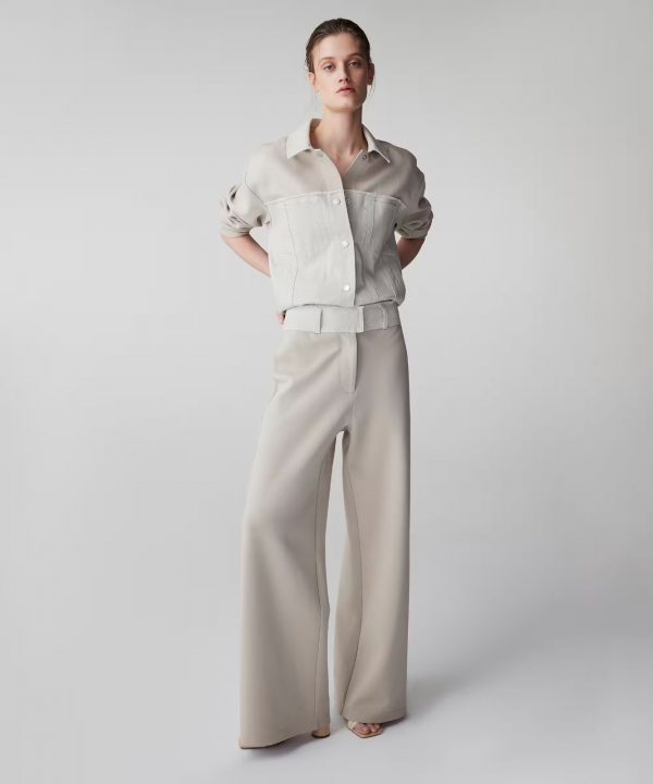 İPEKYOL Kontrast Bel Raw Edge Pantolon IS1260003102