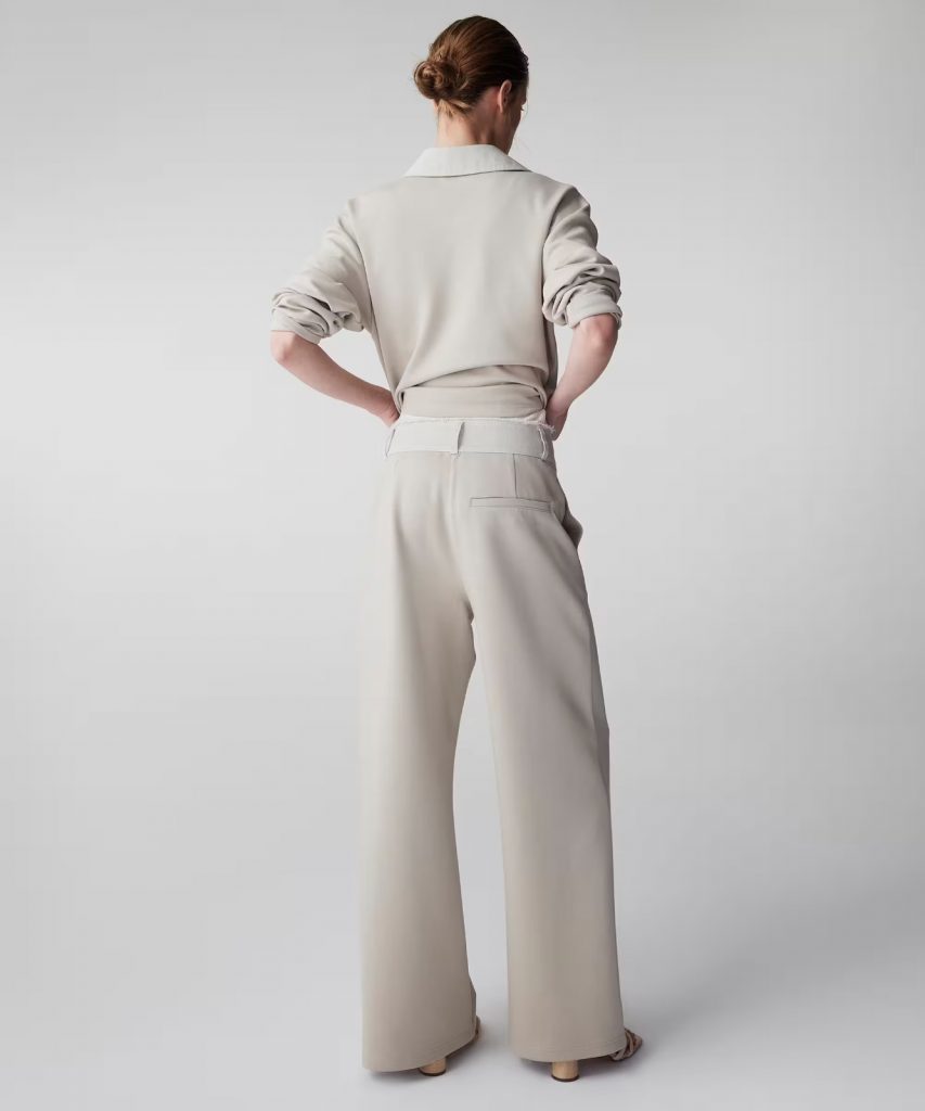 İPEKYOL Kontrast Bel Raw Edge Pantolon IS1260003102 - BEJ