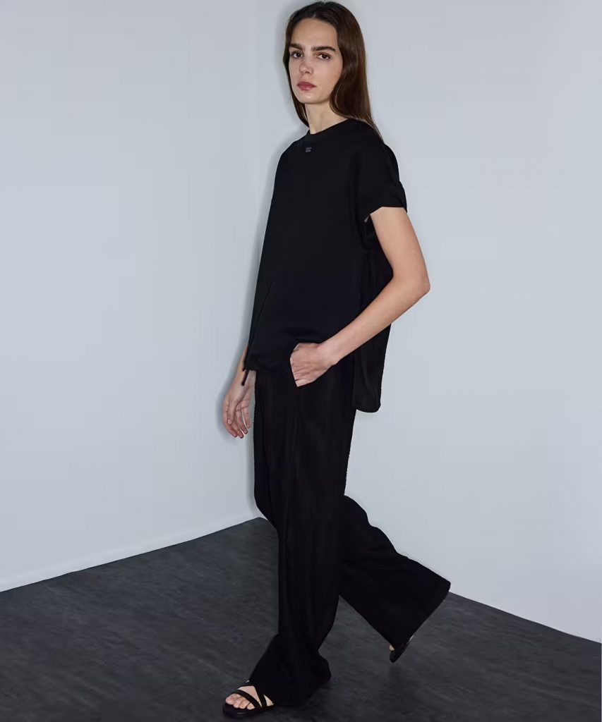 İPEKYOL Jakarlı Wide Leg PantolonIS1260003119