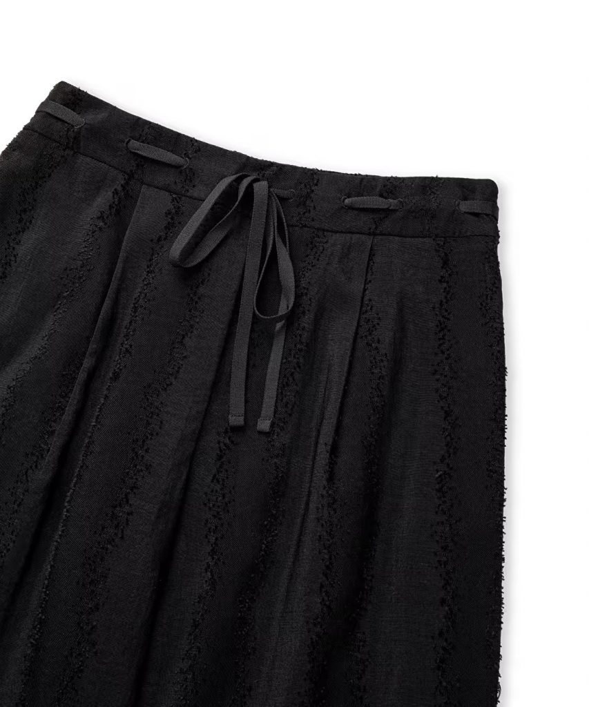 İPEKYOL Jakarlı Wide Leg PantolonIS1260003119