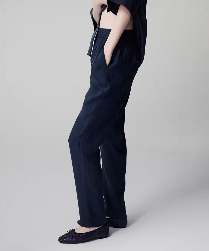 İPEKYOL Belden Bağlamalı Carrot Fit Pantolon IS1260003151 - Lacivert