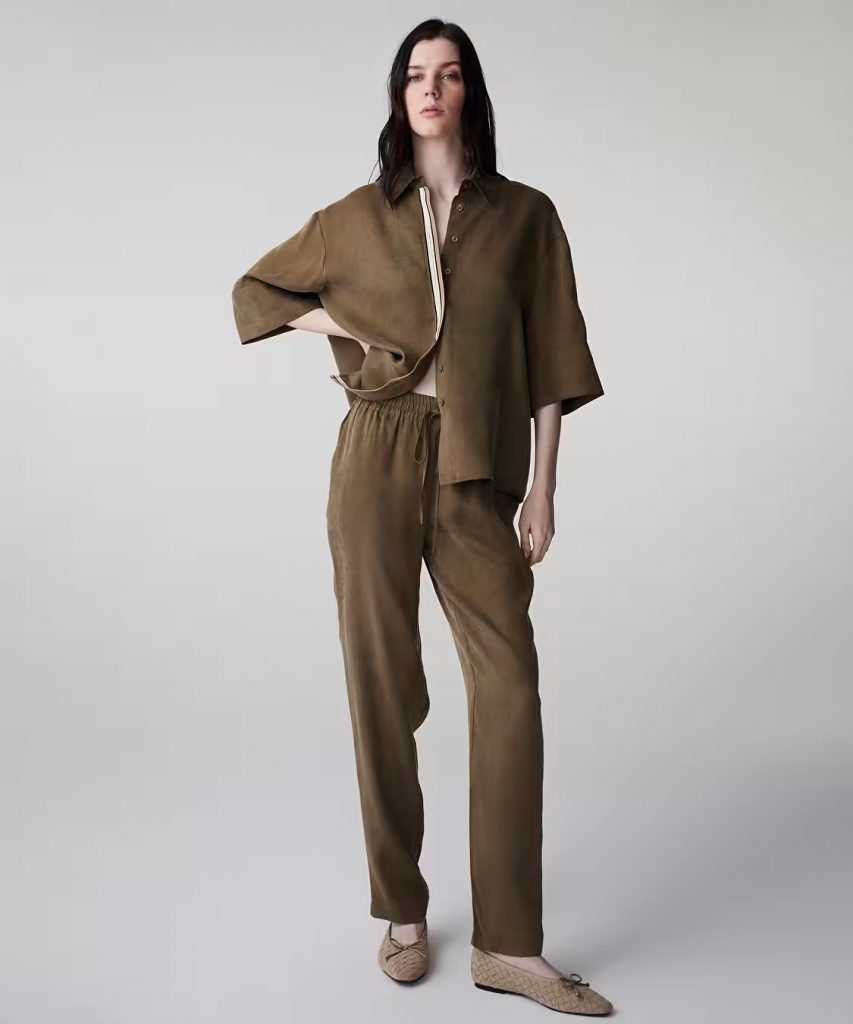 İPEKYOL Belden Bağlamalı Carrot Fit Pantolon IS1260003151 - HAKİ