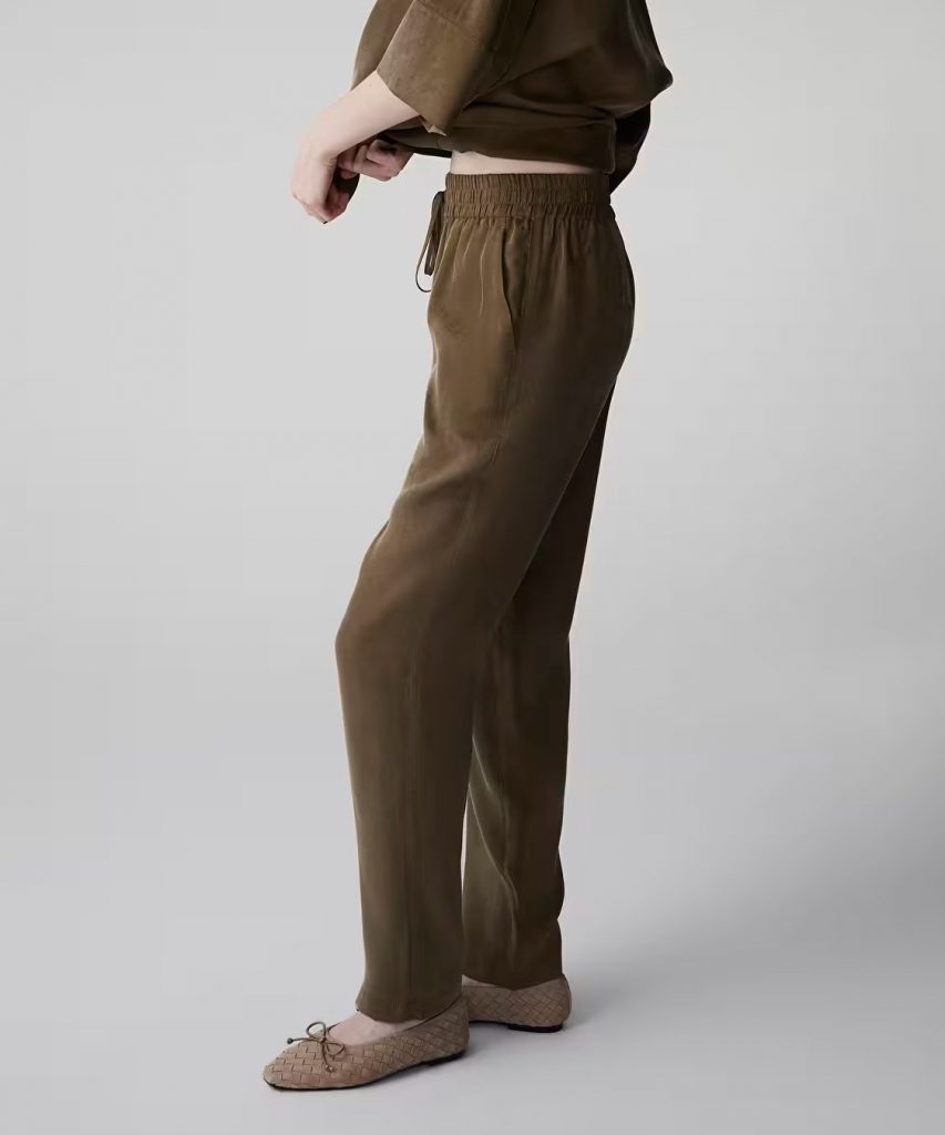 İPEKYOL Belden Bağlamalı Carrot Fit Pantolon IS1260003151 - HAKİ