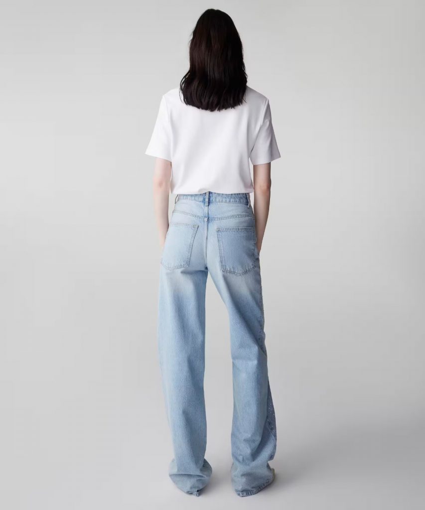 İPEKYOL Hotfix Baskılı Jean Pantolon  IS1260018018