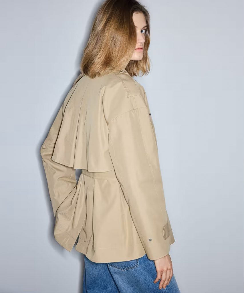 İPEKYOL Strass Taş Aksesuarlı Trençkot IS1260011019 - naturel