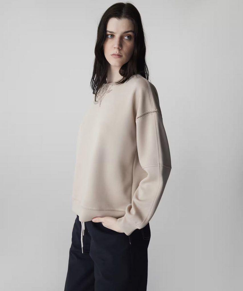 İPEKYOL Aplikeli Sweatshirt IS1260091016 - naturel