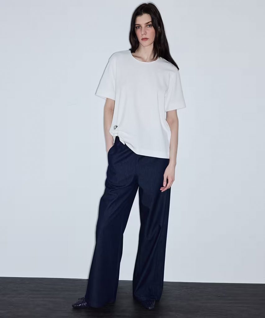 İPEKYOL Metal Aksesuarlı Tişört IS1260070085 - EKRU