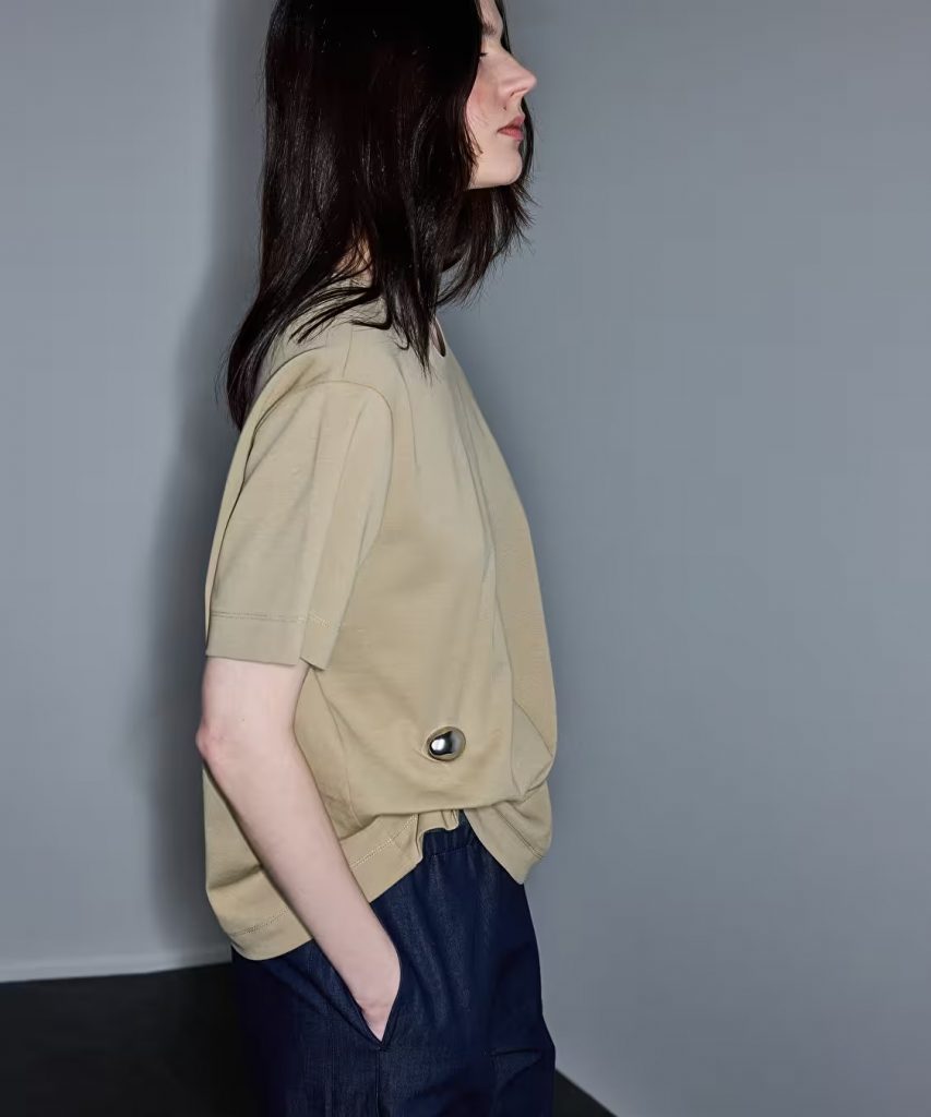 İPEKYOL Metal Aksesuarlı Tişört IS1260070085 - HAKİ