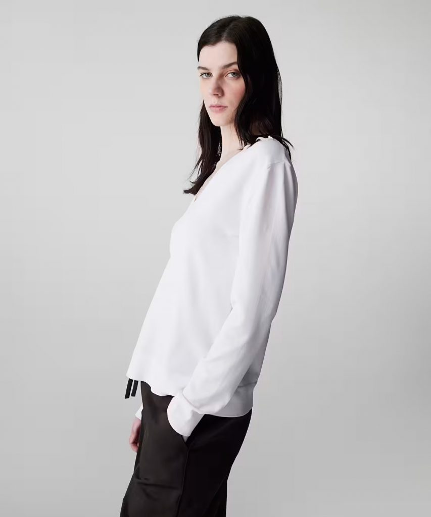 İPEKYOL V Yaka Basic Triko IS1260050081 - EKRU