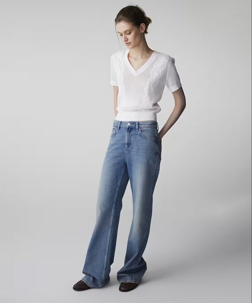 İPEKYOL Nakışlı Ajurlu Triko IS1260050082