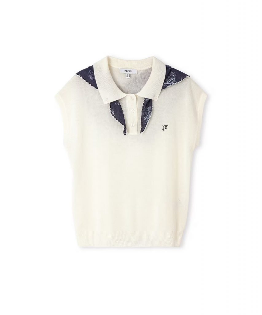 İPEKYOL Fular Aksesuarlı Triko IS1260050086 - Beyaz