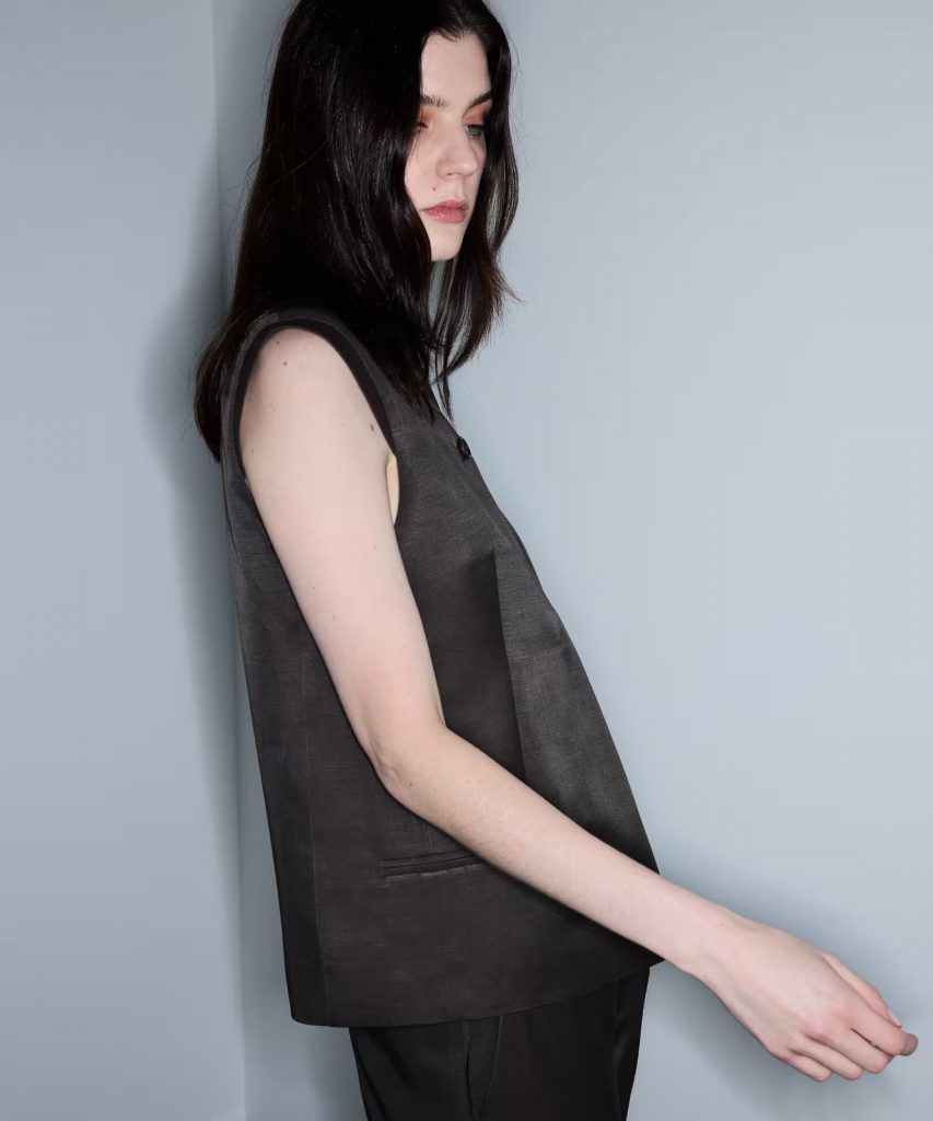 İPEKYOL Metal Tokalı Kuşaklı Yelek IS1260007014 - kahve