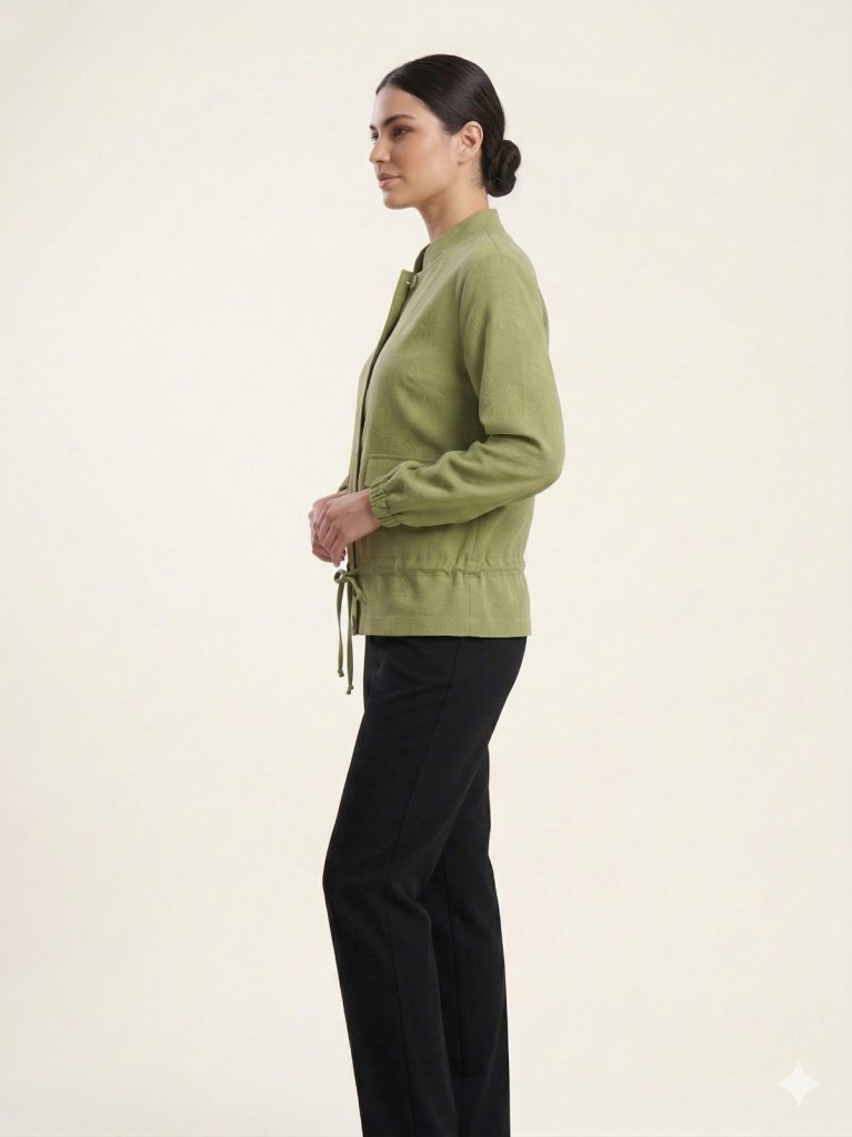 KAYRA Cep Detaylı Belden Bağlamalı Ceket 73021