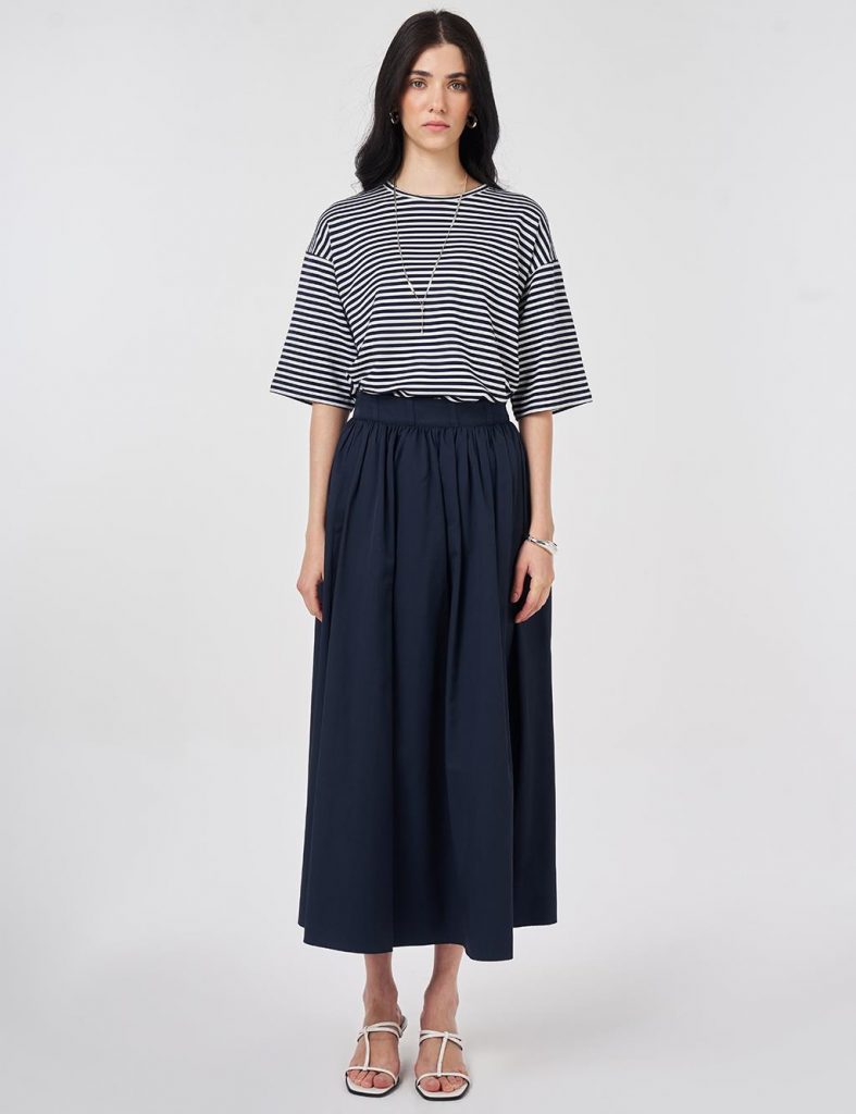 KAYRA Yüksek Bel Evaze Etek 72016