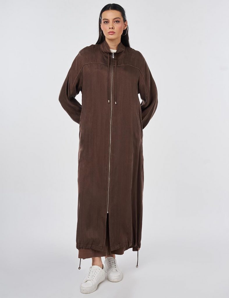 KAYRA Dik Yaka Giy-Çık Uzun Tunik 25022