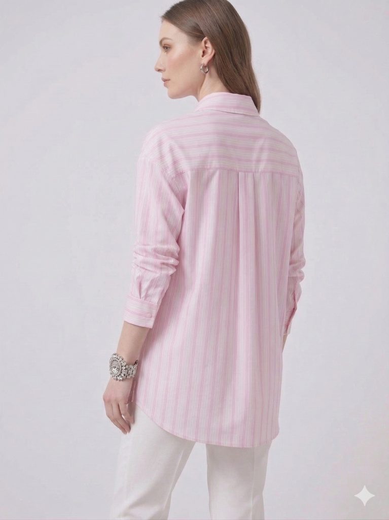 KAYRA Boncuk ve Çiçek İşlemeli Tunik 21123 - PUDRA