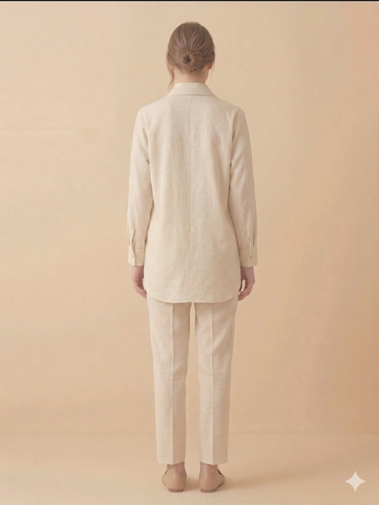 KAYRA Omuz ve Bel Dantel Detaylı Tunik 21129 - OPTİK BEYAZ